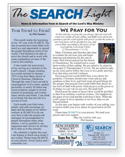 January Newsletter